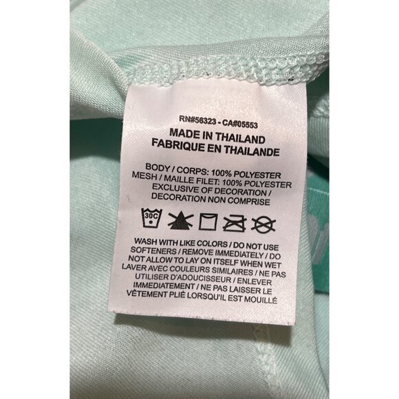 NIKE Women's White Dri-Fit Tank Top With Mint Green Size Small - Picture 6 of 6